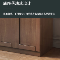 圣德列实木三门衣柜储物柜F-9 1200*560*1960mm