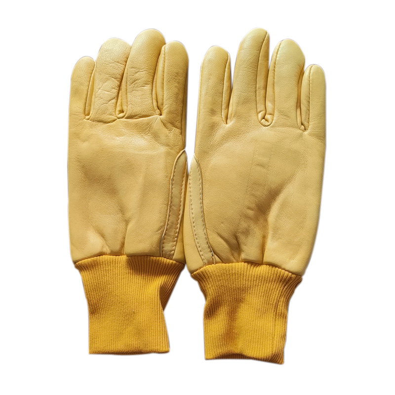 铂识 羊皮工作手套(加绒款) 均码 双高清大图