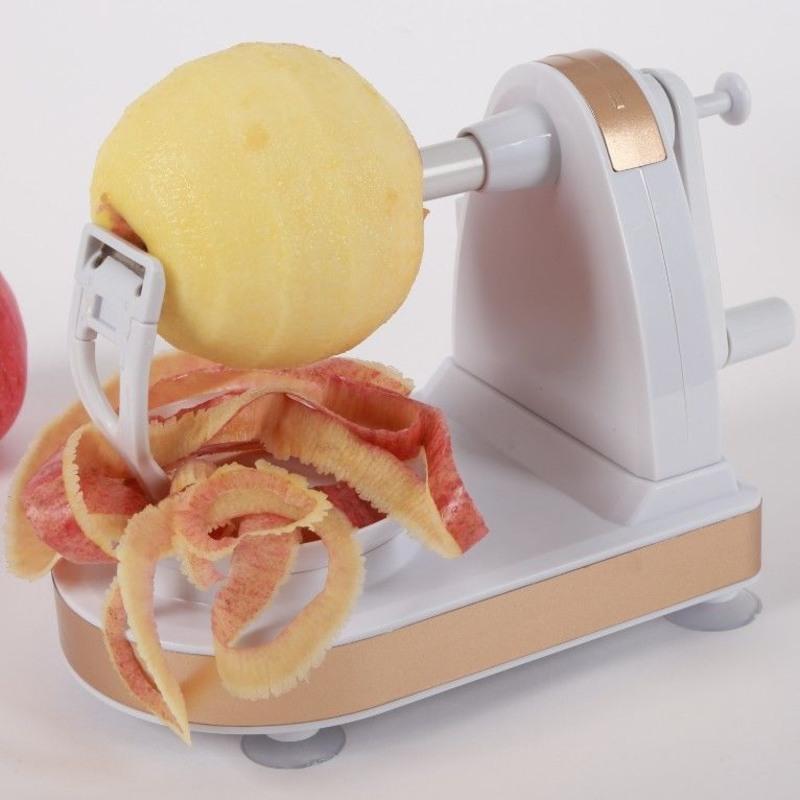 加强版手摇苹果削皮器削苹果机水果分割器削皮神器刮皮削皮机10代白
