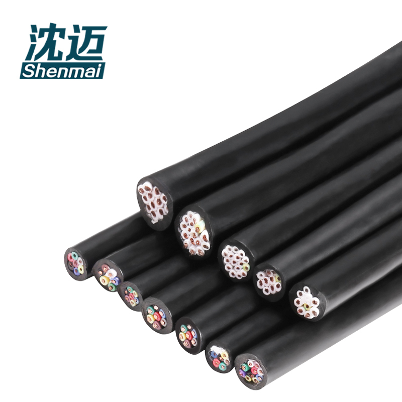 沈迈 护套软电线 ZR-RVV-9*1.5平方毫米(1米)高清大图