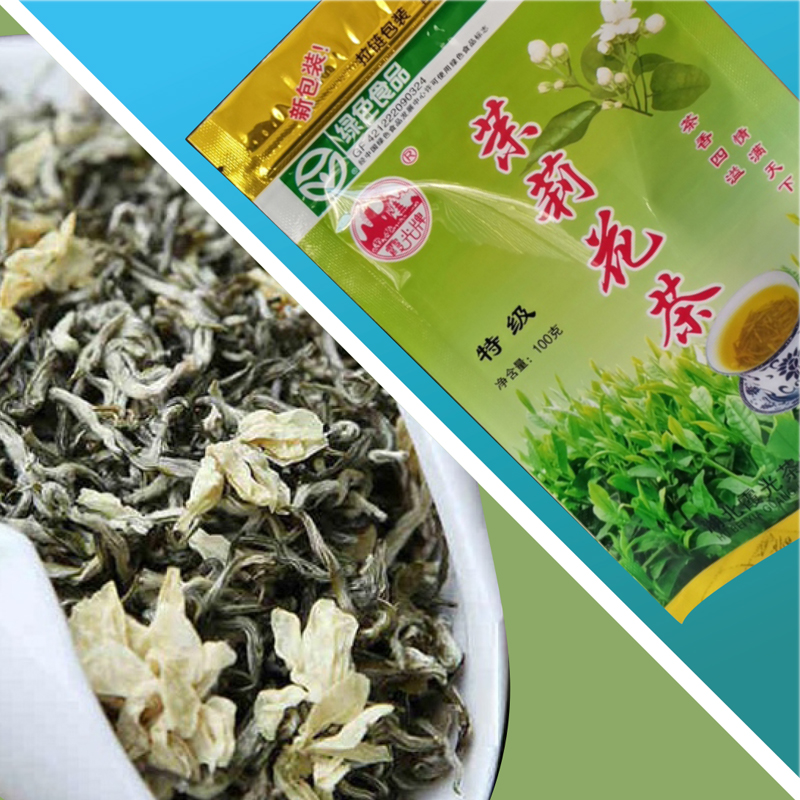 霞光牌 茉莉花茶100克袋装高清大图