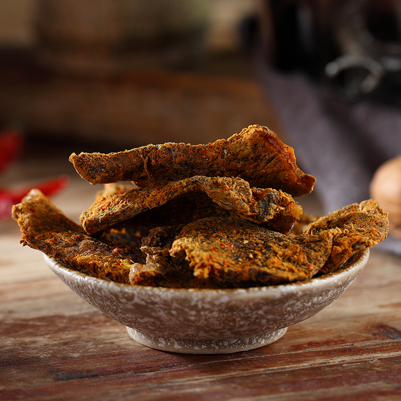 中华特色格尔木馆牧上煌牛肉干风干手撕五香小包装青海特产真空休闲