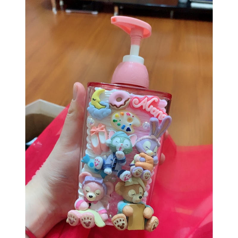 少女卡通分装瓶洗发水沐浴露空瓶子按压瓶挤压式按压瓶