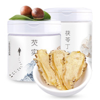 青源堂当归50克 甘肃岷县无硫 当归切片 芡实100克 圆粒芡实 红芡实仁 煲汤材料搭配茯苓200克组合装350克