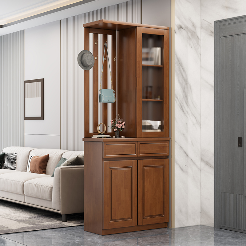 客厅餐厅小户型家用进门口入户玄关隔断屏风柜收纳储物柜立柜高柜
