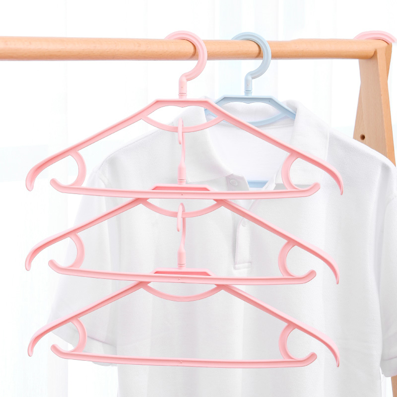 禧天龙塑料无痕衣架多功能晾衣服架防滑衣服晾衣架