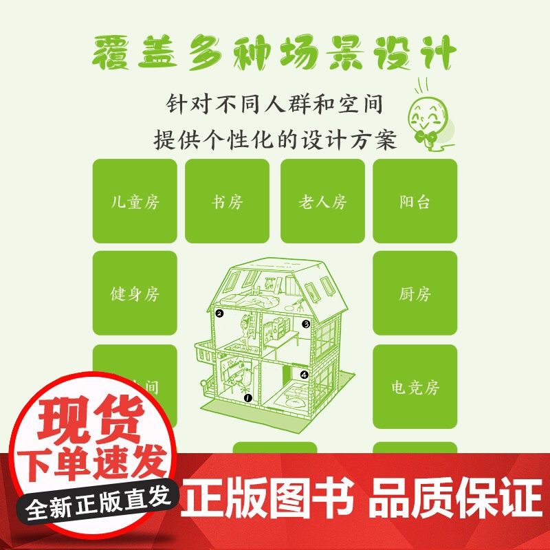 轻松住好家 家居生活室内设计书住宅设计思维图解空间改造户型优化蒙氏儿童房布置客厅阳台扩容智慧家居高清大图