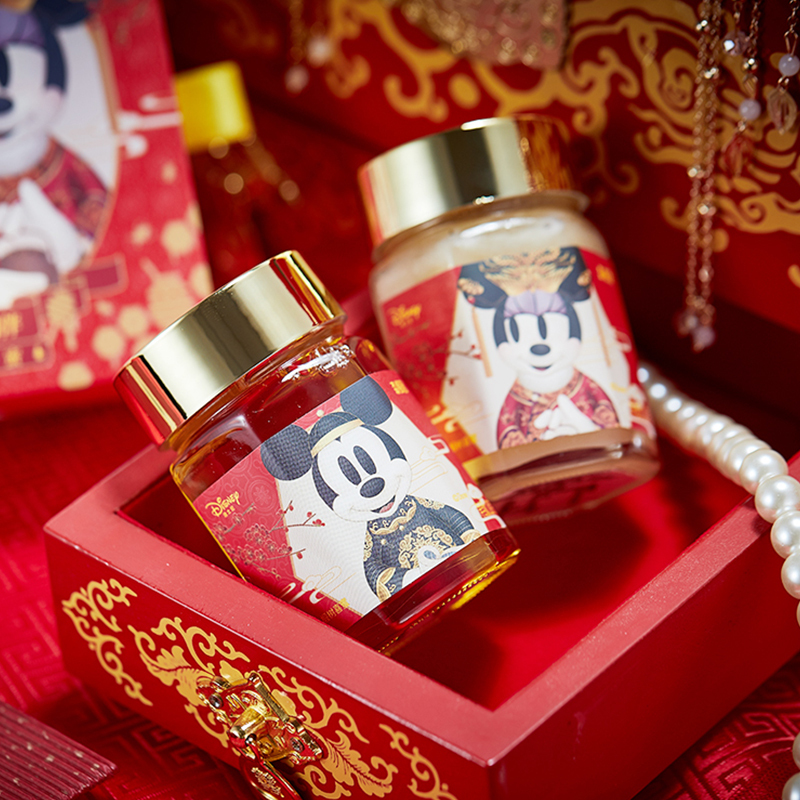 森蜂园&迪士尼定制(米奇米妮)天长地久椴树喜蜜120g*2瓶
