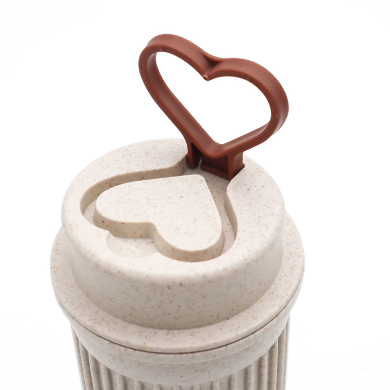 finsybo麦秸秆爱心杯面碗套装fwbb