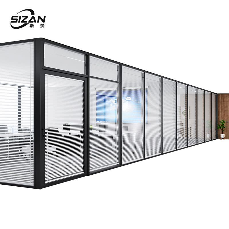 斯赞 铝材玻璃隔断玻璃屏风 SZ319磨砂 平方米图片