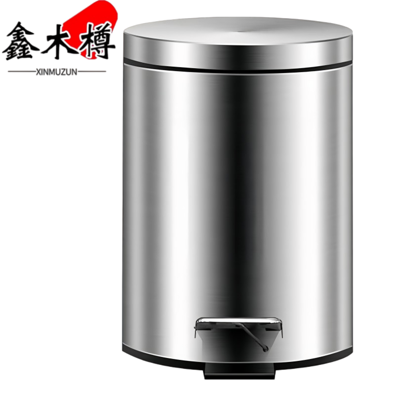 鑫木樽 不锈钢垃圾桶 5L 个高清大图