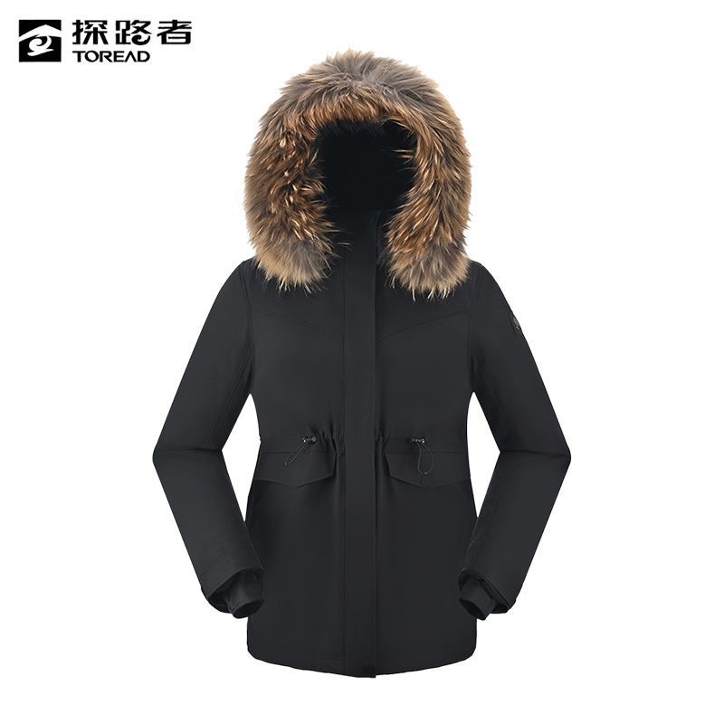 探路者 女式派克羽绒服 TADDAM92512/件高清大图
