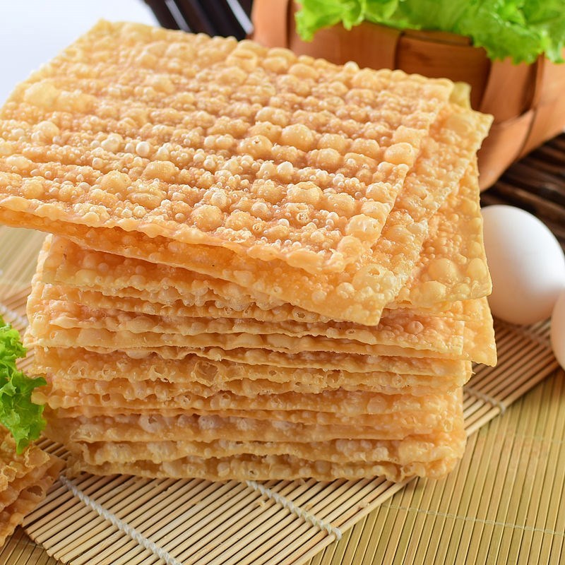 10*16厘米(30片装)普通面粉 山东杂粮煎饼果子薄脆香酥麻叶煎饼摊脆片脆饼商用80片-240片