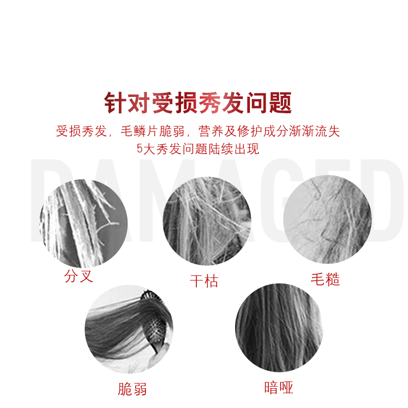 欧莱雅(L’OREAL)多效修复润发乳500ml (护发素、适合受损发质人群,护发素/乳)高清大图