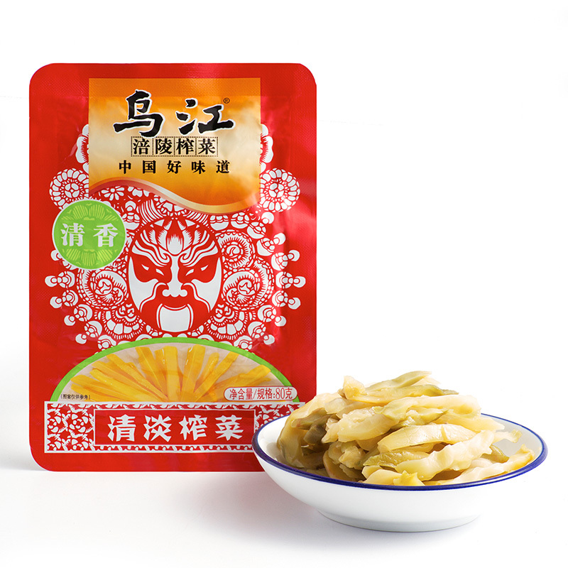 乌江清淡榨菜80g