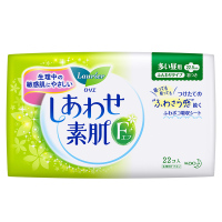 花王乐而雅(Laurier)日用进口卫生巾 F透气棉柔纤巧护翼型22.5cm22片 花王出品 日本进口