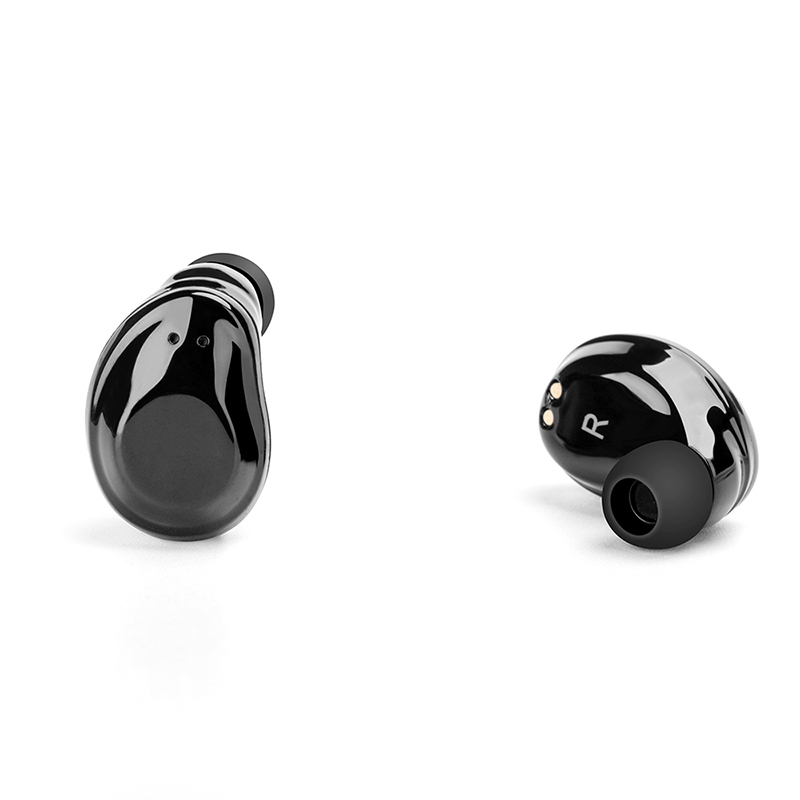 2 迷你超小耳塞式入耳式运动蓝牙耳机 适用于苹果三星安卓通用 黑色