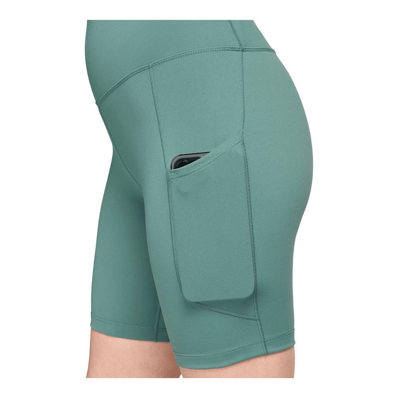 Nike 耐克女士高腰英寸运动健身束身短裤 pockets防汗弹力百搭高清大图