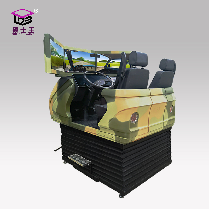 硕士王ZG-ABSDG6汽车驾驶模拟器动感六轴三屏通用运输车豪泺陕汽驾驶模拟器训练系统