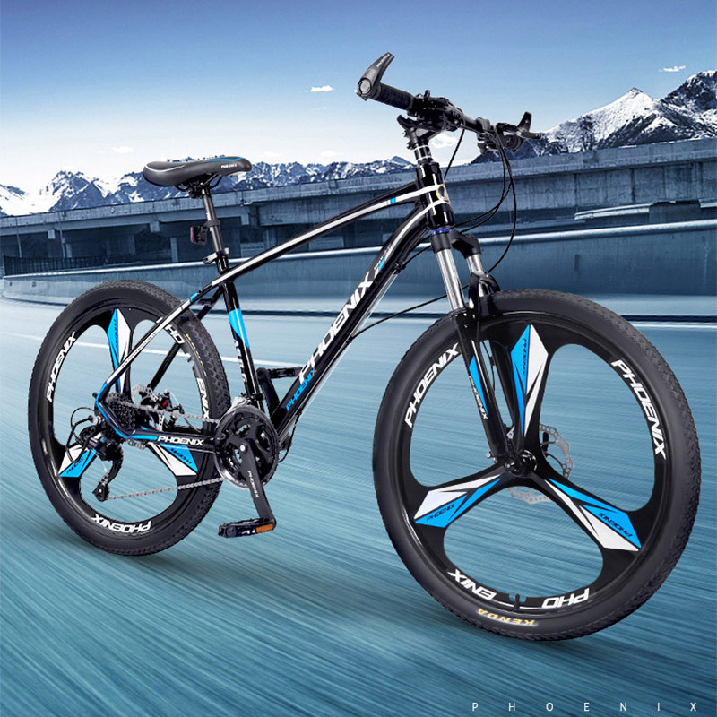 凤凰phoenix牌自行车男山地车越野变速轻便山地自行车单车女式成人双