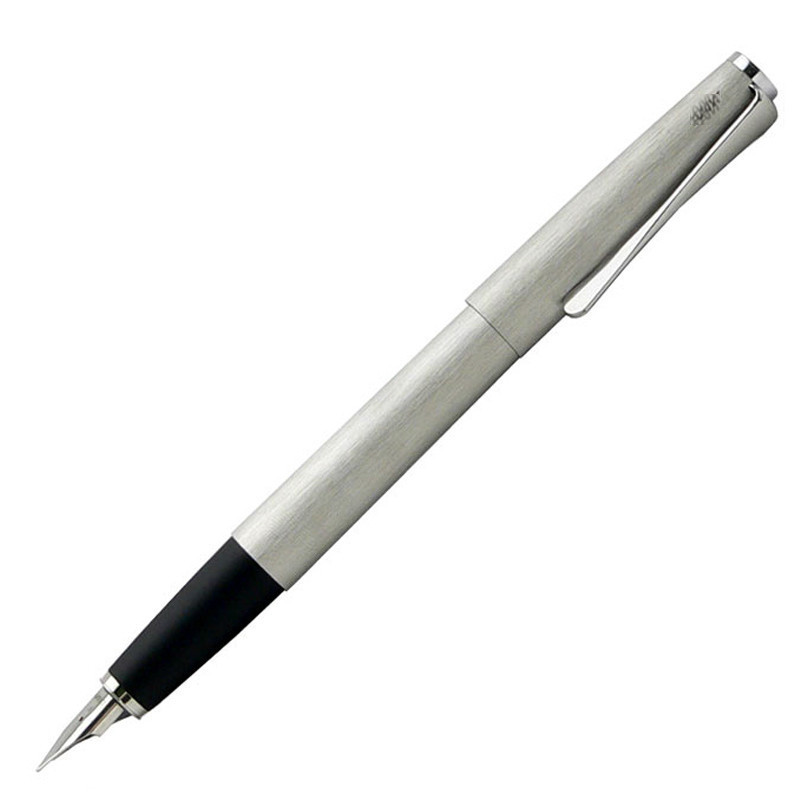 凌美(LAMY)演艺系列钢笔墨水笔拉丝银色EF尖