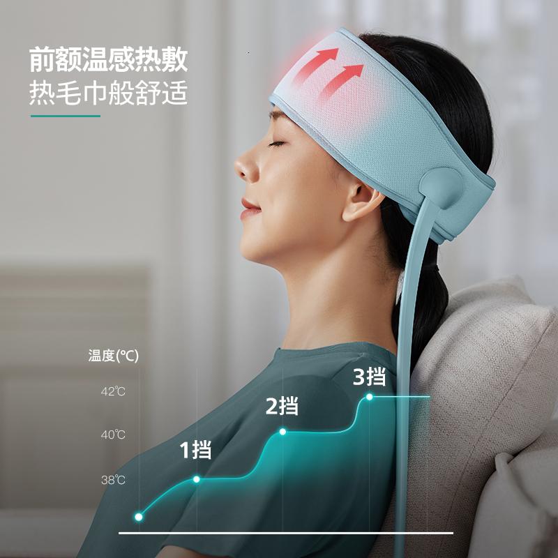 飞利浦(PHILIPS)头部按摩器 气囊按压冷敷热敷头部按摩仪无线便携按摩头带睡眠仪 520送女朋友老婆礼物送男友高清大图