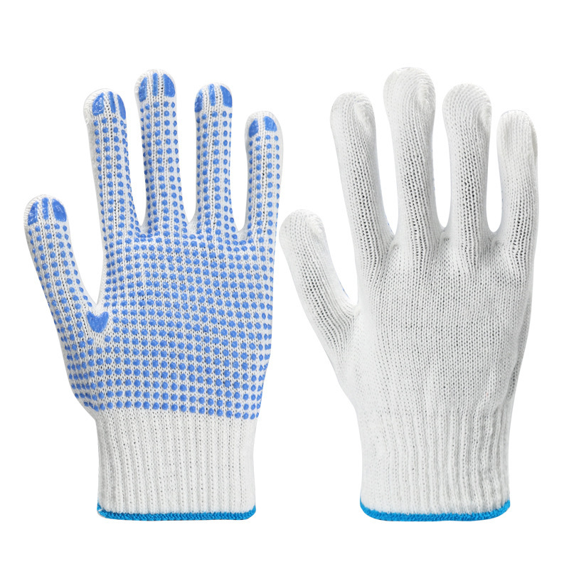 匹牧 PM-ST-G020 点塑手套 毛纺720g十针黑点塑手套 单位:双高清大图