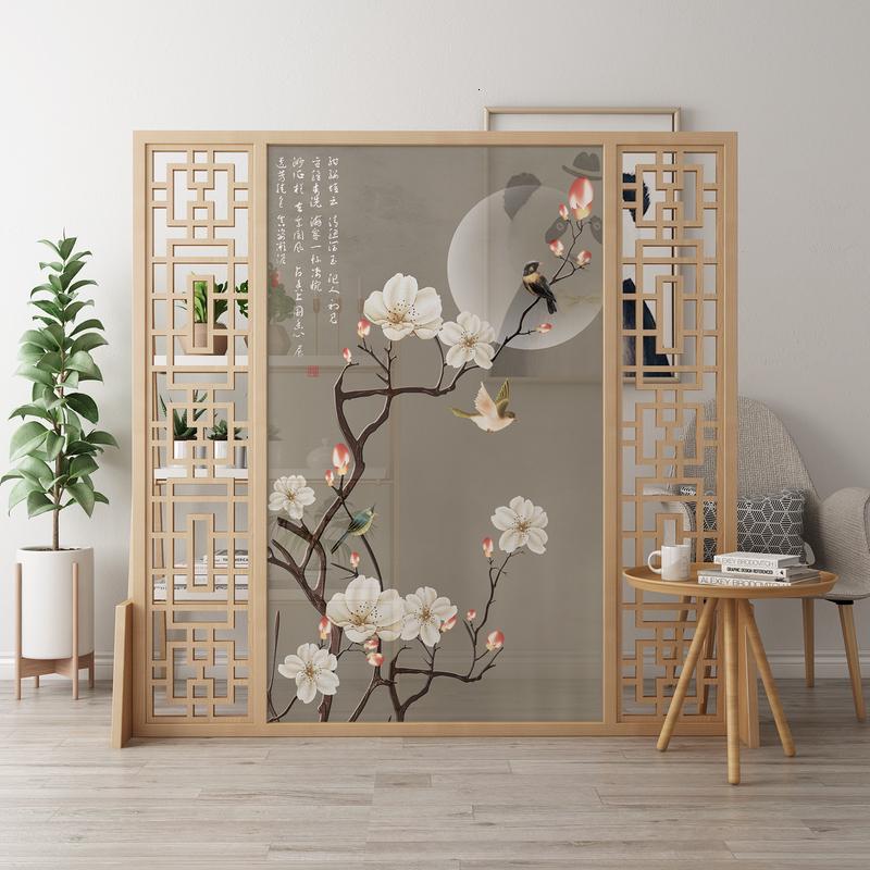 新中式屏风隔断客厅进玄关简约现代时尚卧室遮挡家用小户型座屏 左右镂空(160*180cm) 整装高清大图