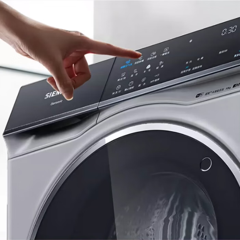西门子WG54C5C80W+WQ56C3C80W洗衣机烘干机超氧空气洗智能投放高清大图