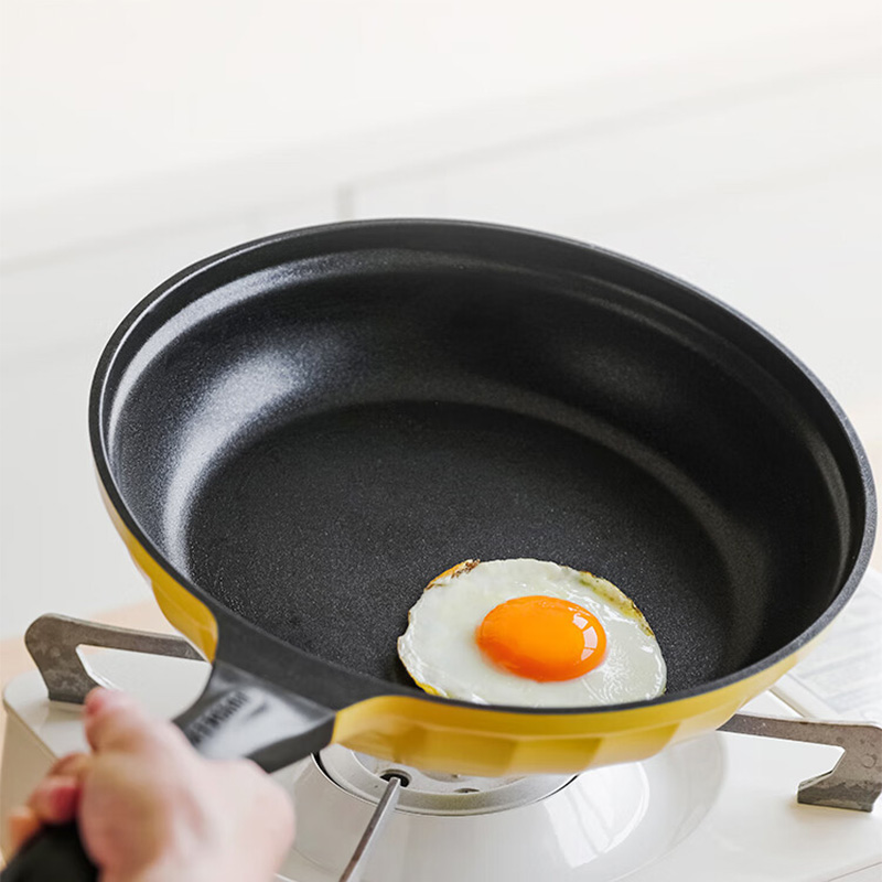 北鼎平底煎锅3.4L便捷少油煎炒煮蒸PL51(颜色随机)高清大图