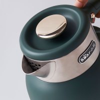 小熊(Bear)电水壶 烧水壶 热水壶 电热水壶1.5L一键保温恒温水壶304不锈钢内胆双层防烫复古绿ZDH-C15C1