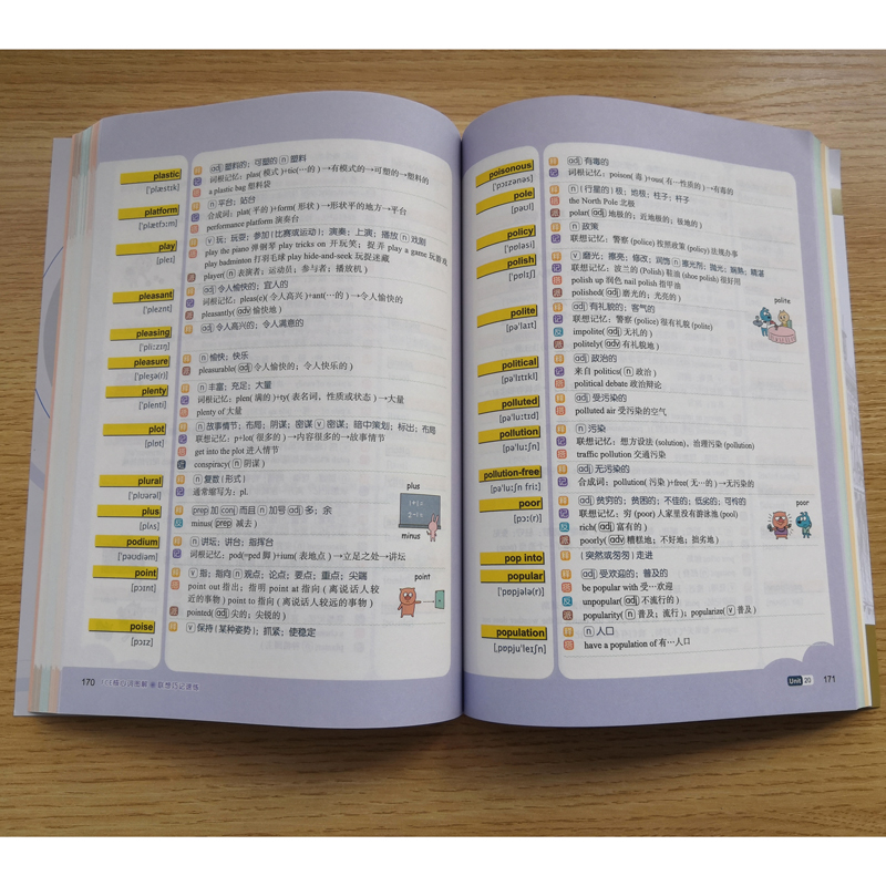 [正版]FCE核心词图解+联想巧记速练 fce单词图解 剑桥小学英语考级通用考试备考资料书籍 俞敏洪 对应朗思B2高清大图