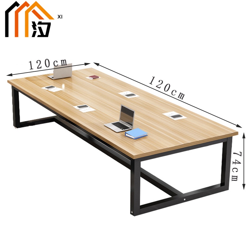 汐 办公条桌 120cm 张高清大图