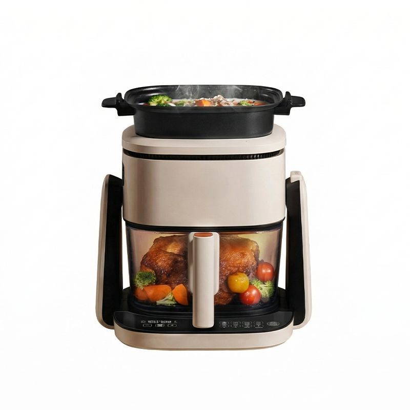 苏宁自营容声空气炸锅电烤箱2025新款多功能烧烤微波炉一体机2072高清大图