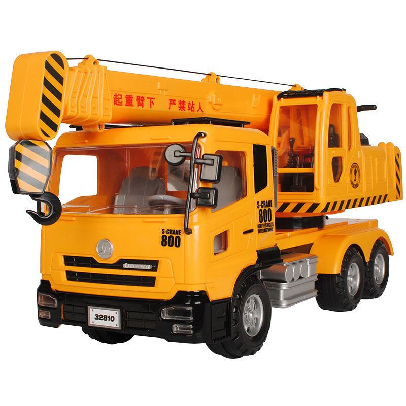 大号吊车玩具车起重机吊机大吊车工程车儿童汽车模型男孩0-3-6岁 大号