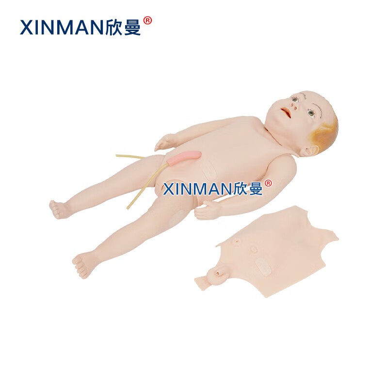 欣曼科教 高级婴幼儿全身静脉穿刺训练模型 婴儿护理模型XM-PD513高清大图