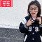 可莉允leobaby女童外套秋冬款2022新款儿童棉服呢子棒球服宝宝棉袄上衣N