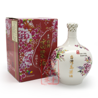 【2017-2018年份】台湾玉山高粱酒 58度（客家花布）三年陈高台湾白酒600ml 整箱6瓶