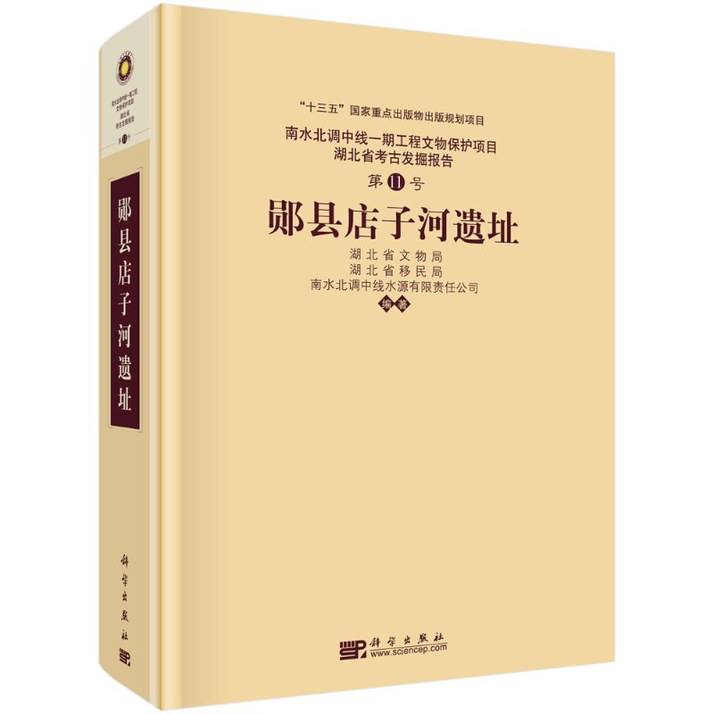 [醉染正版]郧县店子河遗址 湖北省文物局,湖北省移民局,南水北调中线水源有限责任公司 编 文物考古 社科 科学出版社高清大图