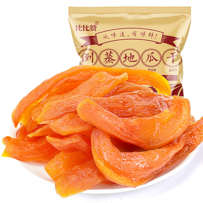 比比赞倒蒸地瓜干充饥夜宵软糯红薯干番薯条片健康休闲零食小吃 250g