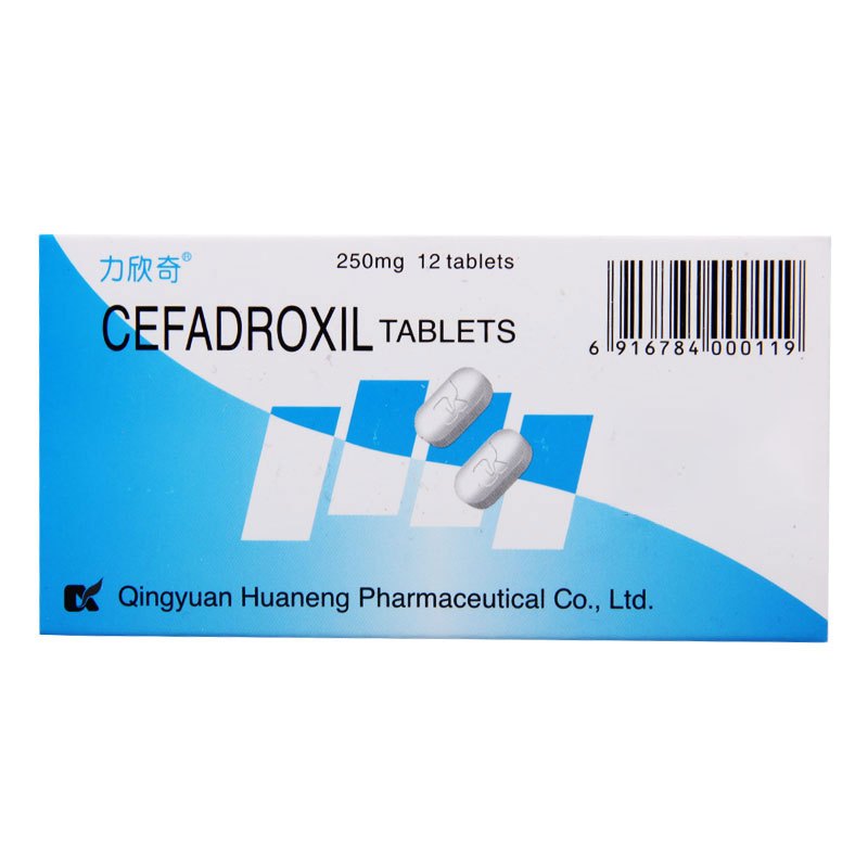 力欣奇 头孢羟氨苄片 250mg*12片/盒