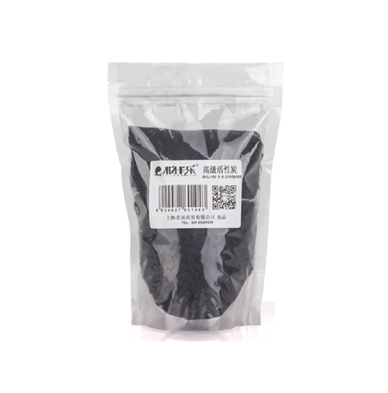 鱼缸水族箱过滤材料 袋装活性碳活性炭250G 含网袋高清大图