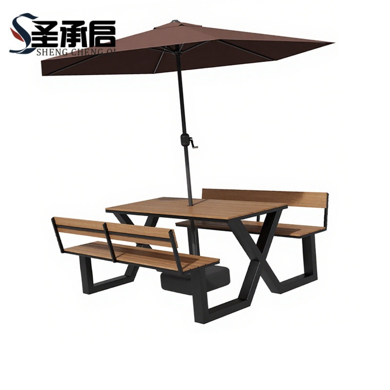 圣承启 户外桌椅 160cm 套高清大图