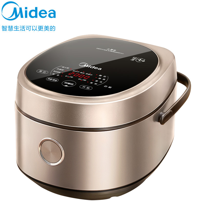 美的(Midea)电饭煲电煮锅米汤分离4L/4升家用煮饭锅电饭锅智能24小时预约饭锅多功能不粘锅不溢锅MB-40LS08高清大图