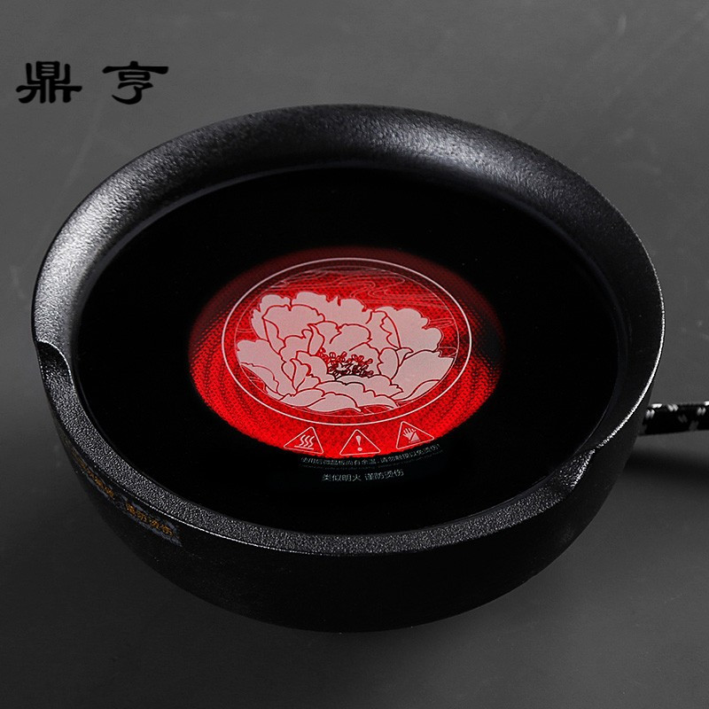 鼎亨电陶炉家用煮茶壶茶具套装小型静音玻璃电热茶炉红茶泡茶器耐