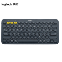 罗技(Logitech)K380 无线连接 蓝牙键盘 超薄键盘 笔记本键盘 深灰色