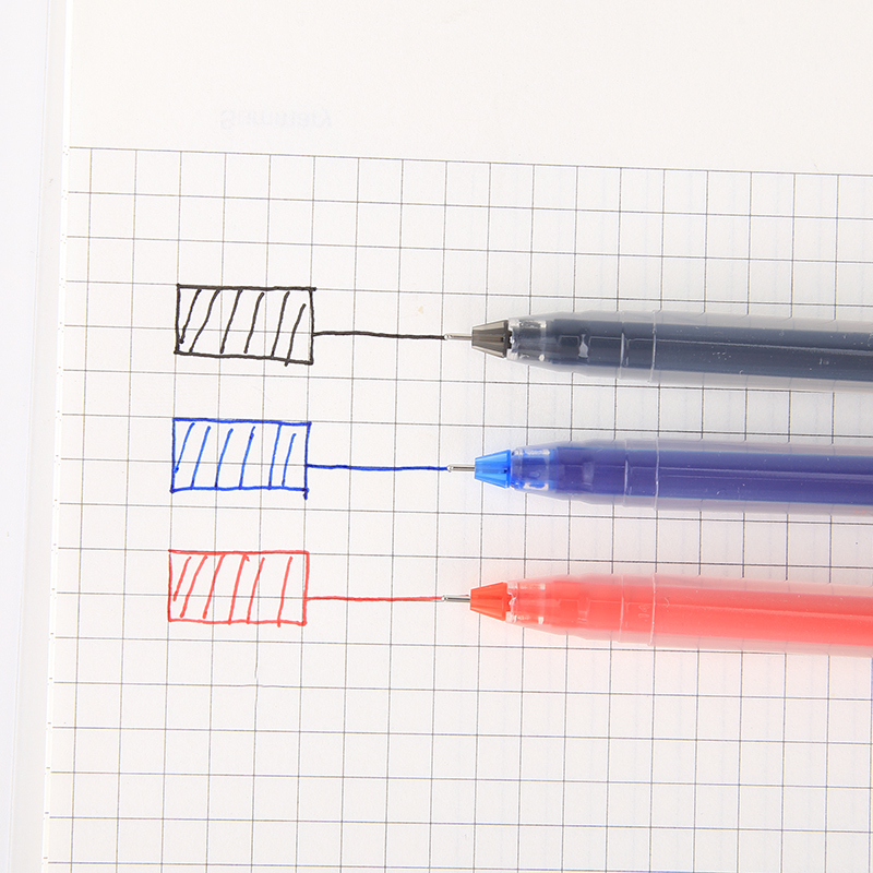 晨光(M&G) AGPY5501 拔盖中性笔 一体芯红色 0.5mm (12支/盒) 4盒装高清大图