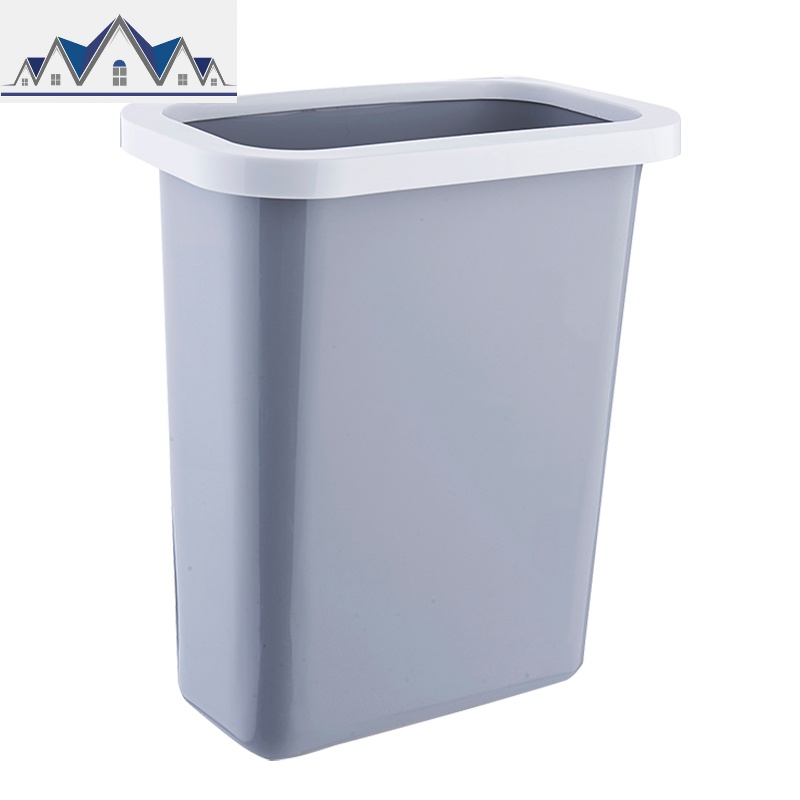 厨房水池边可挂式垃圾桶橱柜壁挂家用无盖塑料桌面收纳盒小纸篓 三维工匠高清大图
