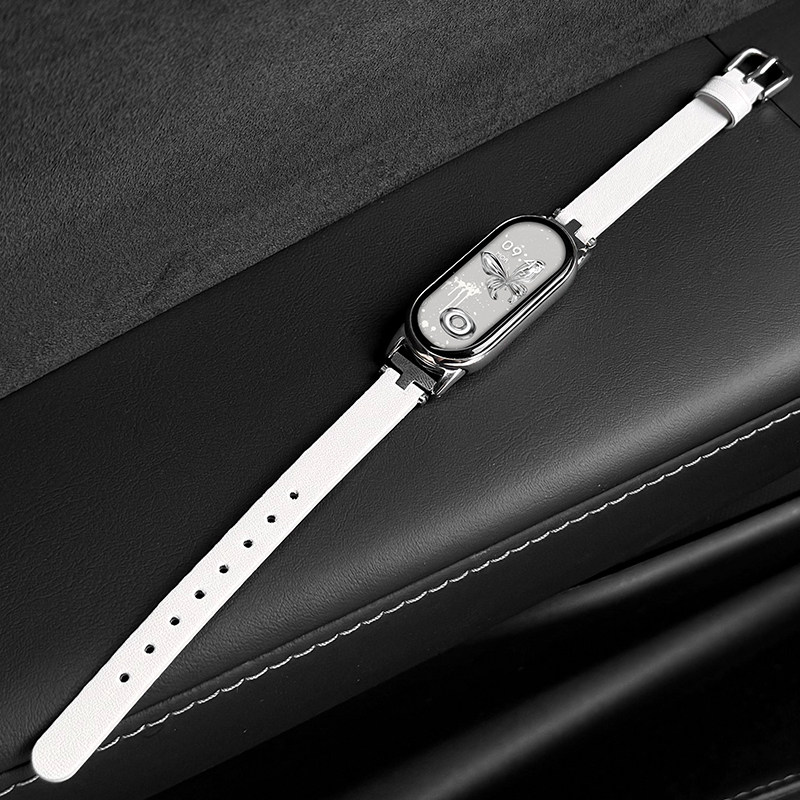 适用小天才电话手表表带Z10/Z9可爱挂脖Z11新款Z8Z7S保护套3139B 白色 7