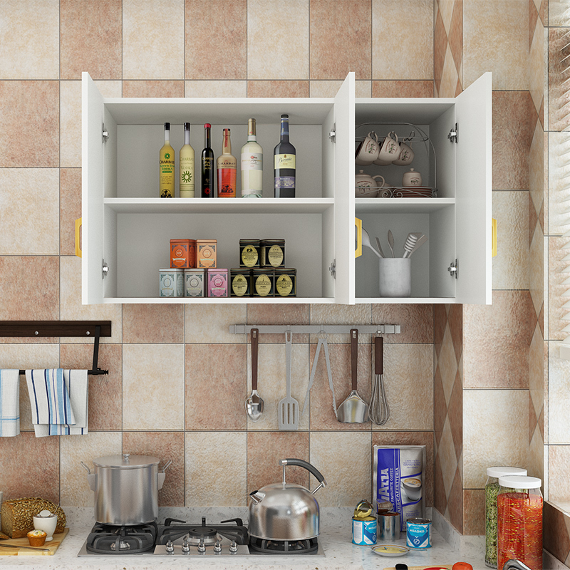 闪电客厨房吊柜墙壁柜卧室挂墙式储物衣柜阳台简约壁挂柜卫生间浴室顶